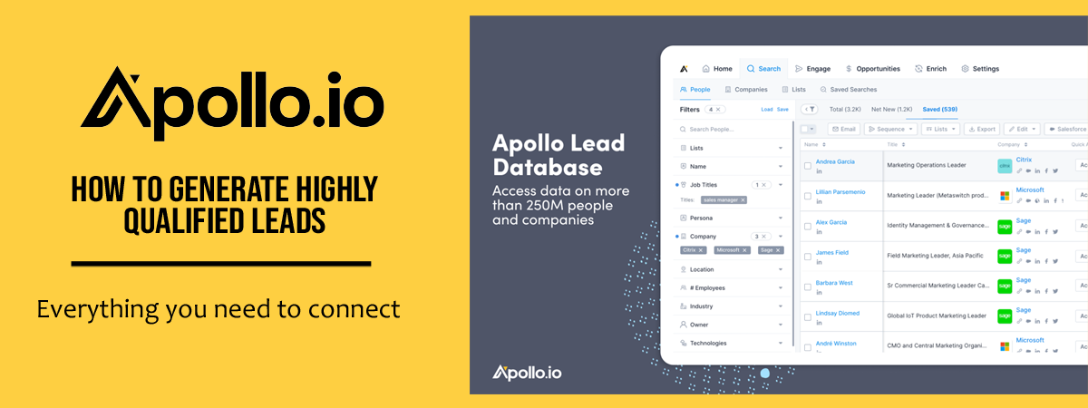 How to Generate Highly Qualified Leads with Apollo.io: A Step-by-Step Guide